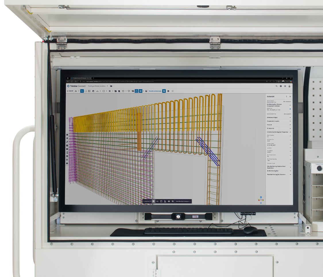 Lichtstarker 55″-Touchscreen