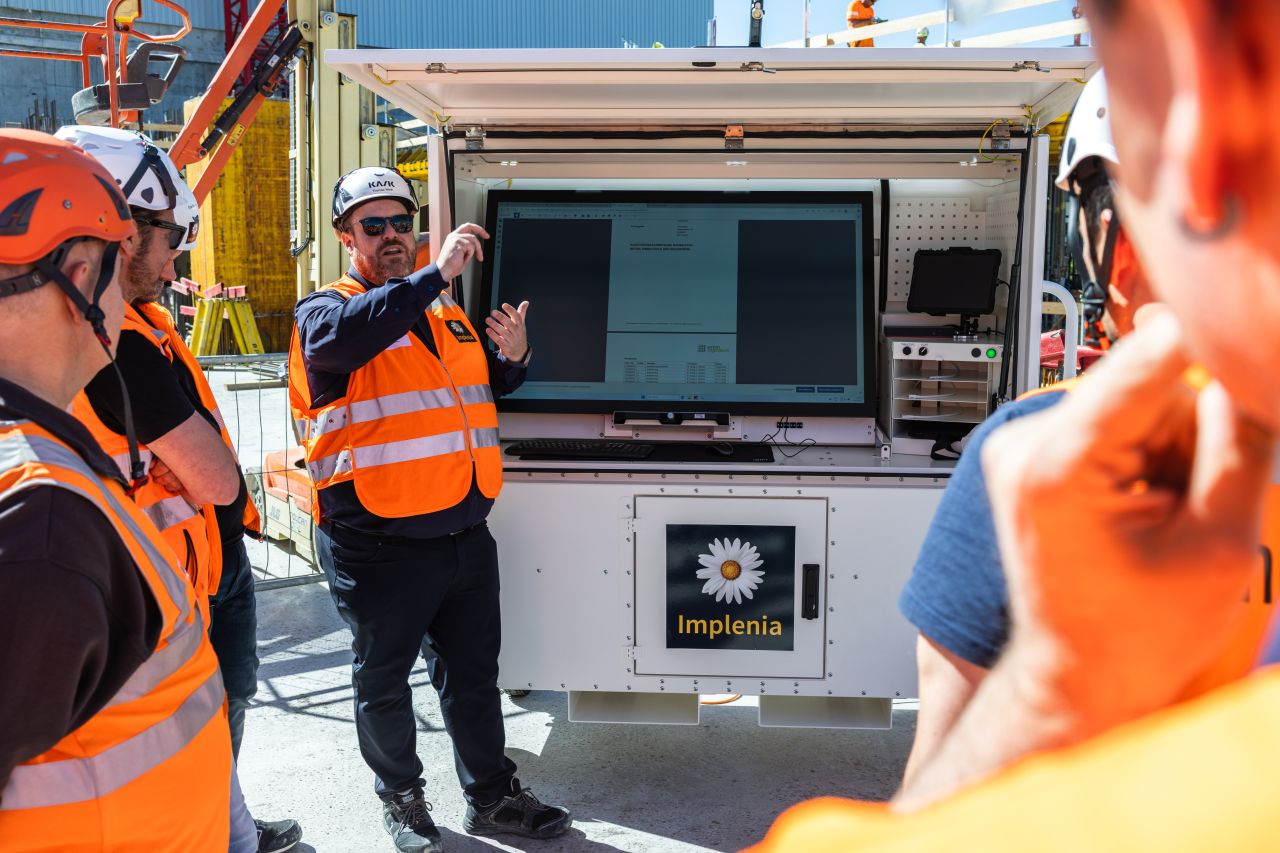 BIM Pro Station im Einsatz bei Implenia – Team auf der Baustelle