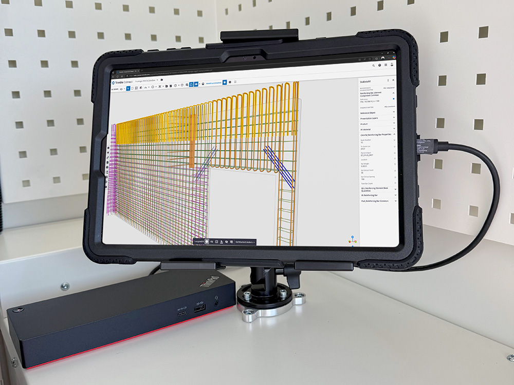 Tabletanschluss